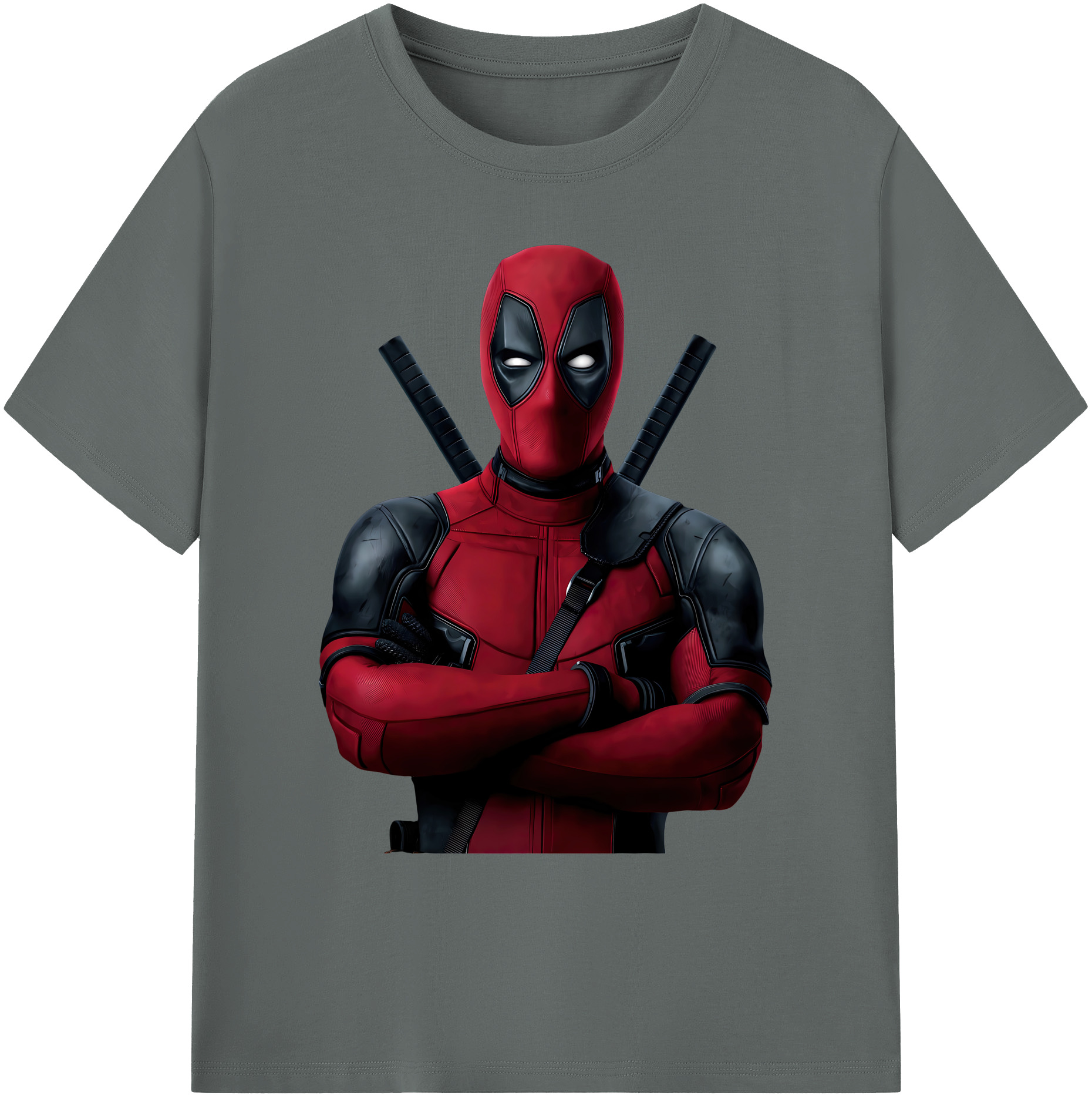 （画像用） Deadpool デッドプール 綿100％ メンズ半袖Tシャツ｜肌触りやわらか＆通気性